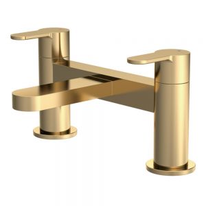 Nuie Arvan Brushed Brass Bath Filler Tap