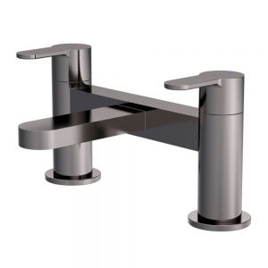 Nuie Arvan Brushed Pewter Bath Filler Tap