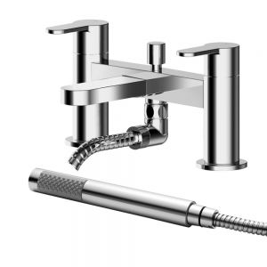 Nuie Arvan Chrome Bath Shower Mixer Tap