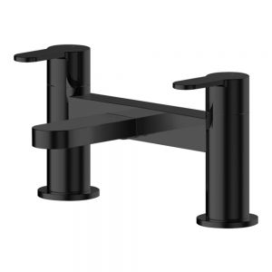 Nuie Arvan Matt Black Bath Filler Tap