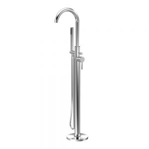 Nuie Aztec Chrome Floor Standing Bath Shower Mixer Tap