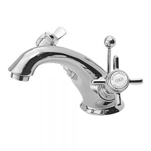 Nuie Beaumont Luxury Chrome Mono Basin Mixer Tap with Waste