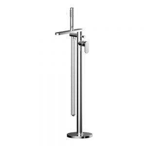 Nuie Binsey Chrome Floor Standing Bath Shower Mixer Tap