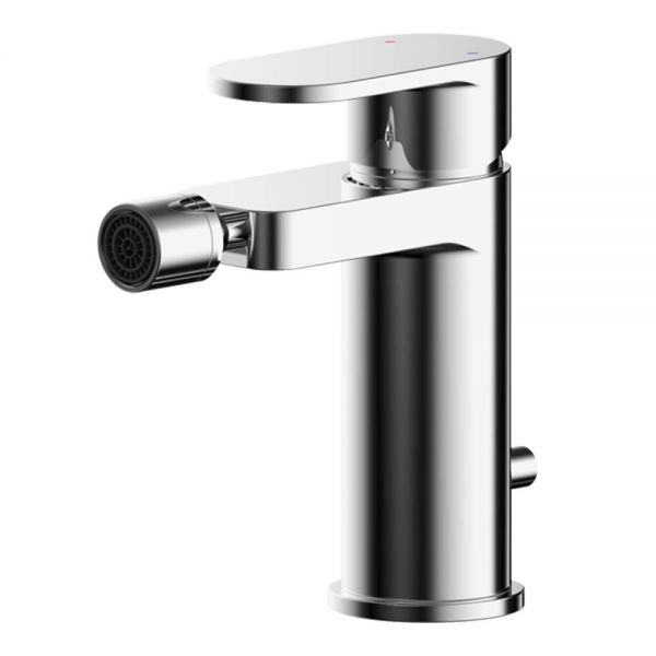 Nuie Binsey Chrome Mono Bidet Mixer Tap with Pop Up Waste