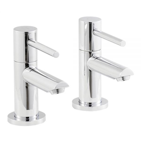 Nuie Series II Chrome Basin Pillar Taps