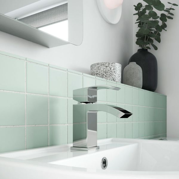 Nuie Vibe Chrome Mono Basin Mixer Tap with Waste #2