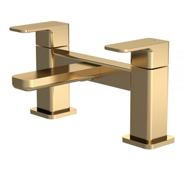 Nuie Windon Brushed Brass Bath Filler Tap