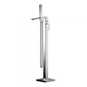 Nuie Windon Chrome Floor Standing Bath Shower Mixer Tap