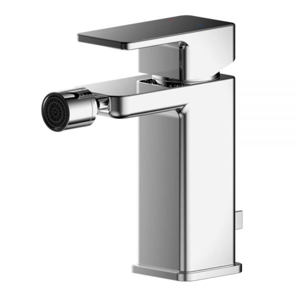 Nuie Windon Chrome Mono Bidet Mixer Tap with Pop Up Waste