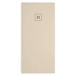 Apex Rectangular 1800 x 800 Sand Slate Effect Shower Tray