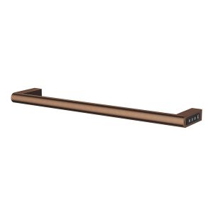 JTP Ora Brushed Bronze 115 x 600 Designer Electric Towel Rail