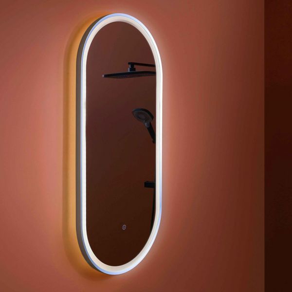 JTP Oval LED Bathroom Mirror 450 x 1000mm #2