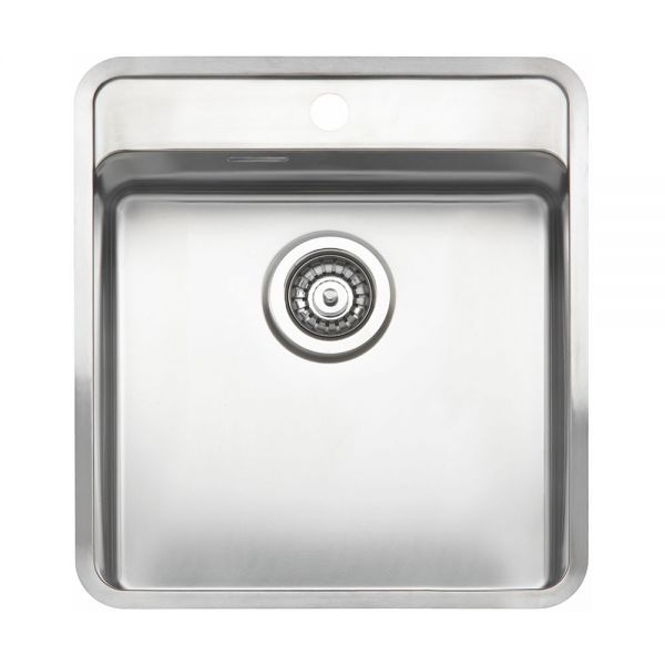 Reginox Ohio Single Bowl Stainless Steel Kitchen Sink 440 x 510mm
