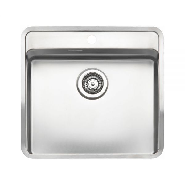 Reginox Ohio Single Bowl Stainless Steel Kitchen Sink 540 x 510mm