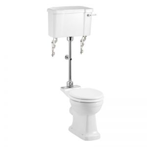 Burlington Rimless Pan and Medium Level Cistern