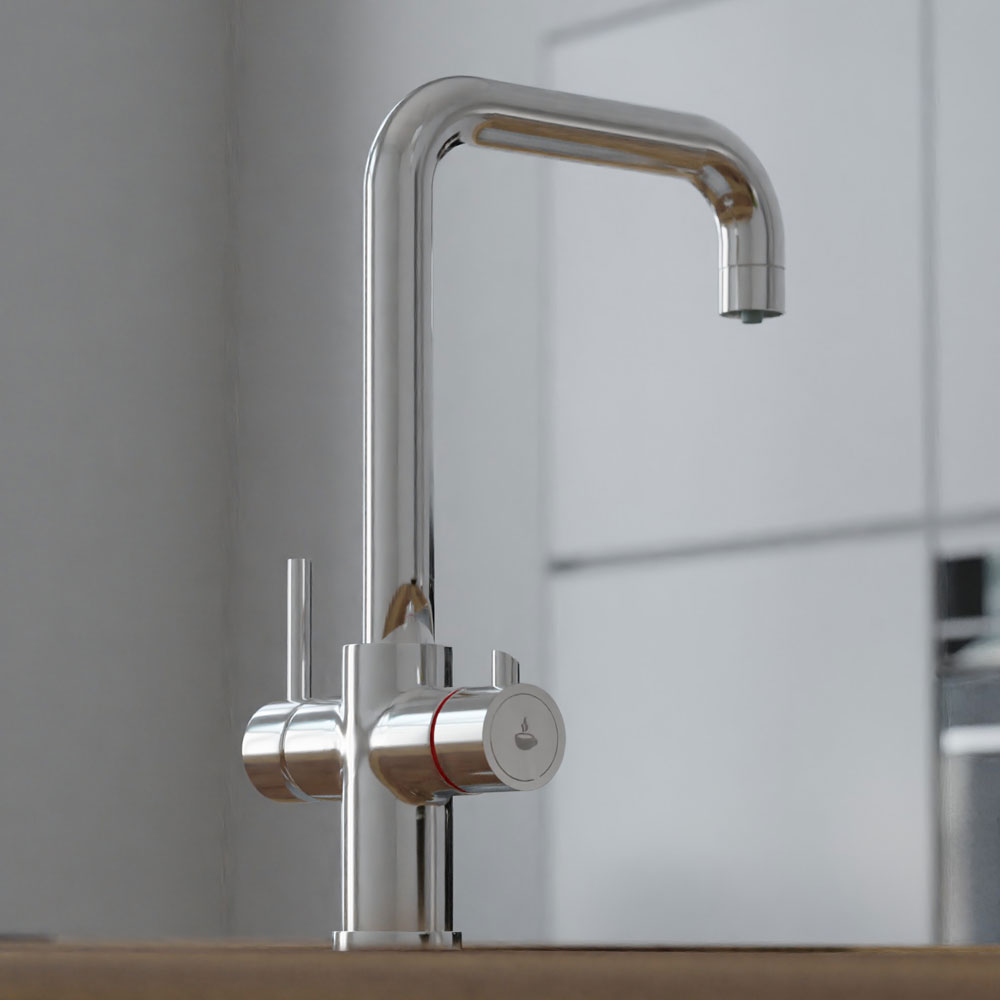 Ellsi Chrome 3 in 1 Boiling Hot Water Kitchen Mixer Tap PDT0000475152