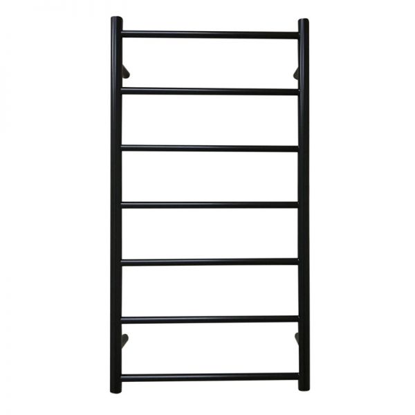 JIS Sussex Pevensey Black 975mm x 520mm ELECTRIC Stainless Steel Towel Rail