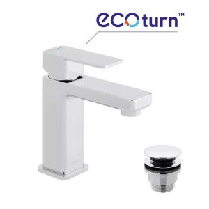 Vado EcoTurn Phase Mono Basin Mixer Tap with Universal Waste