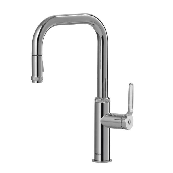 Clearwater Pioneer Single Lever Chrome Pull Out Monobloc Kitchen Sink Mixer Tap