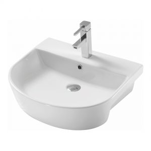 Kartell Kameo 560 x 470mm One Tap Hole Semi Recessed Basin