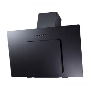 Prima Plus 90cm Black Angled Glass Kitchen Hood