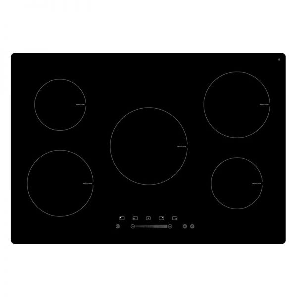 Prima Plus 75cm Black Built In Induction Electric Hob