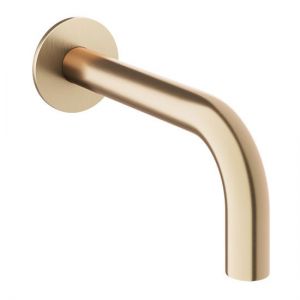 Crosswater MPRO Brushed Brass Wall Mounted Bath Spout