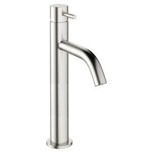 Crosswater MPRO Brushed Stainless Steel Tall Mono Basin Mixer Tap