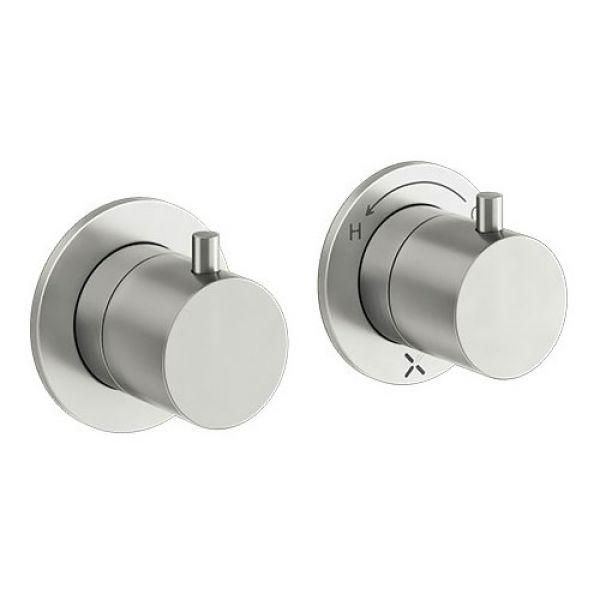 Crosswater Module Stainless Steel 2 Outlet Thermostatic Shower Valve