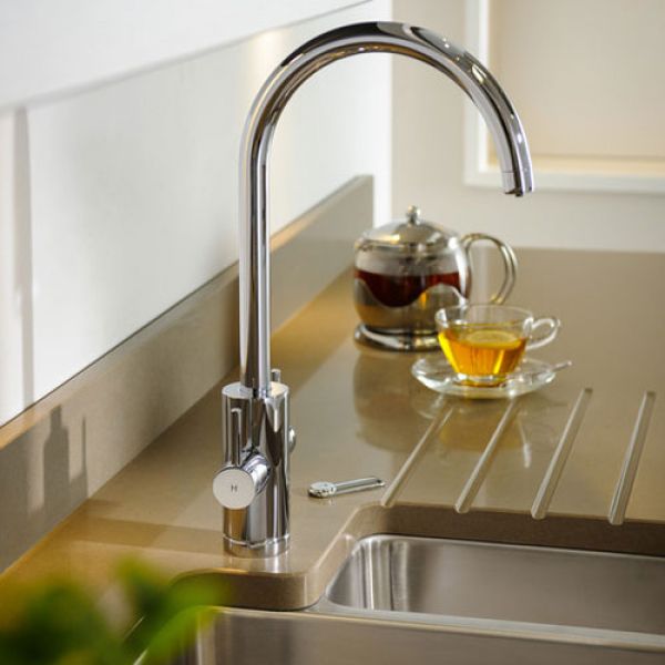 Abode Pronteau Profile Chrome 4 in 1 Boiling Hot and Filtered Cold Water Kitchen Mixer Tap and Tank #4