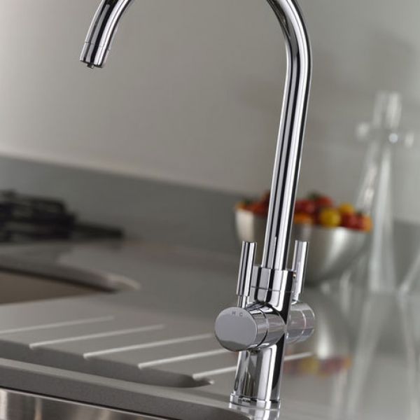 Abode Pronteau Prostream Chrome 3 in 1 Boiling Hot Water Kitchen Mixer Tap and Tank #3