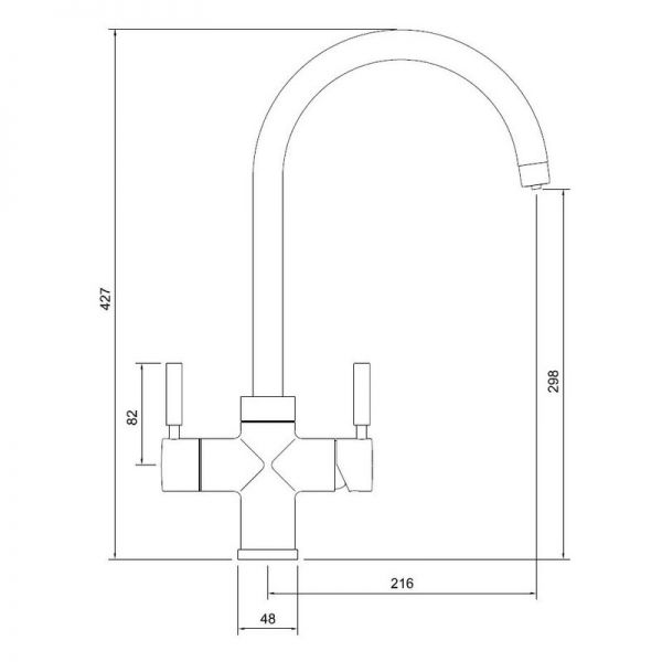 Abode Pronteau Prostream Urban Copper 3 in 1 Boiling Hot Water Kitchen Mixer Tap and Tank #7