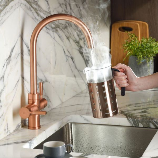 Abode Pronteau Prostream Urban Copper 3 in 1 Boiling Hot Water Kitchen Mixer Tap and Tank #3
