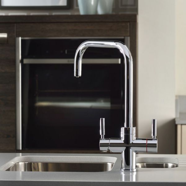 Abode Pronteau Prostyle Chrome 3 in 1 Boiling Hot Water Kitchen Mixer Tap and Tank #3