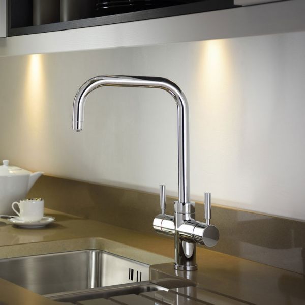 Abode Pronteau Prostyle Chrome 3 in 1 Boiling Hot Water Kitchen Mixer Tap and Tank #2