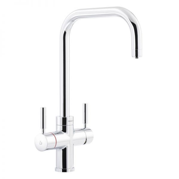 Abode Pronteau Prostyle Chrome 3 in 1 Boiling Hot Water Kitchen Mixer Tap and Tank