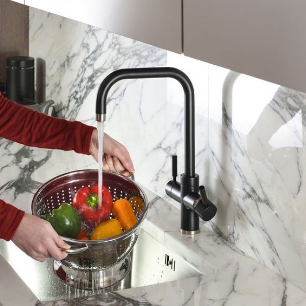 Abode Pronteau Prostyle Matt Black 3 in 1 Boiling Hot Water Kitchen Mixer Tap and Tank #2