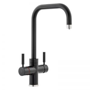 Abode Pronteau Prostyle Matt Black 3 in 1 Boiling Hot Water Kitchen Mixer Tap and Tank