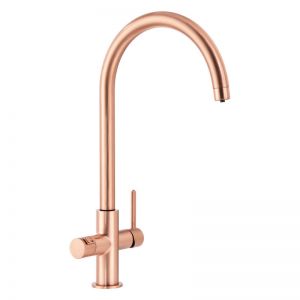 Abode Pronteau Prothia Urban Copper 3 in 1 Boiling Hot Water Kitchen Mixer Tap and Tank