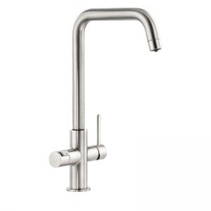 Abode Pronteau Prothia Quad Brushed Nickel 3 in 1 Boiling Hot Water Kitchen Mixer Tap and Tank
