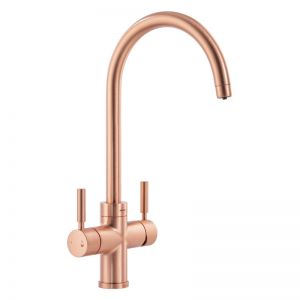 Abode Pronteau Propure Urban Copper 4 in 1 Boiling Hot and Filtered Cold Water Kitchen Mixer Tap and Tank