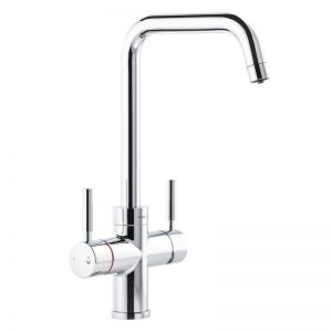 Abode Pronteau Propure Quad Chrome 4 in 1 Boiling Hot and Filtered Cold Water Kitchen Mixer Tap and Tank