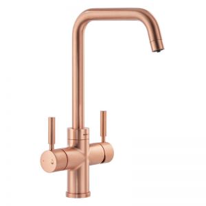 Abode Pronteau Propure Quad Urban Copper 4 in 1 Boiling Hot and Filtered Cold Water Kitchen Mixer Tap and Tank