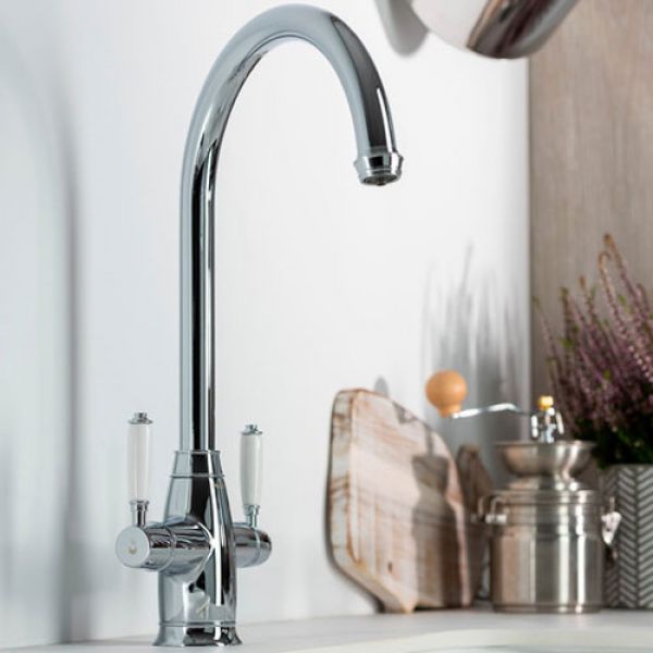 Abode Pronteau Protrad Chrome 3 in 1 Boiling Hot Water Kitchen Mixer Tap and Tank #2