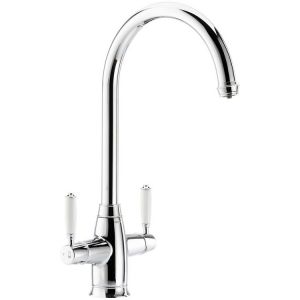 Abode Pronteau Protrad Chrome 4 in 1 Boiling Hot and Filtered Cold Water Kitchen Mixer Tap and Tank