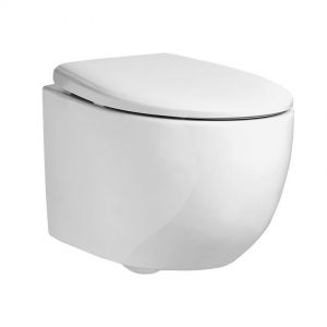 Roper Rhodes Paradigm Rimless Wall Hung Toilet with Soft Close Seat