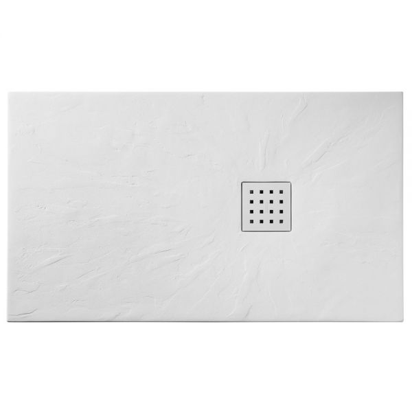 Doccia Pizarra White Natural Slate Effect Shower Tray 1200 x 900mm