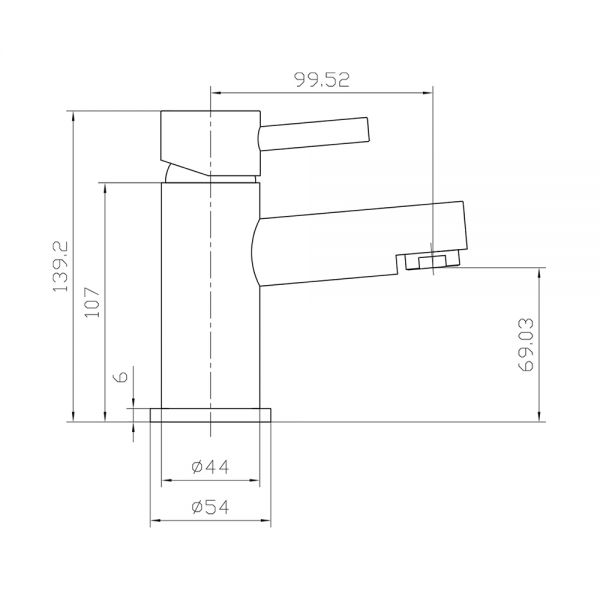 Apex Premier Chrome Mono Basin Mixer Tap #3