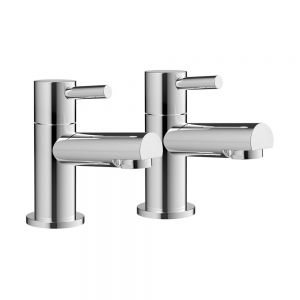 Apex Premier Chrome Basin Pillar Taps