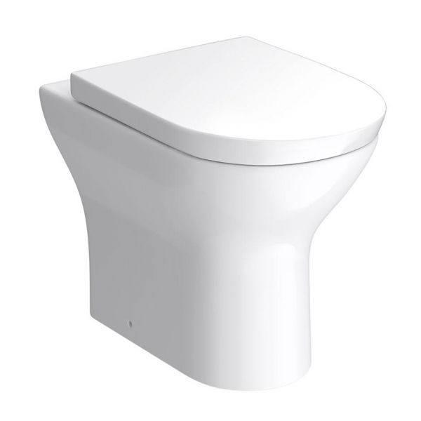 Kartell Project Round Back To Wall WC with Soft Close Toilet Seat